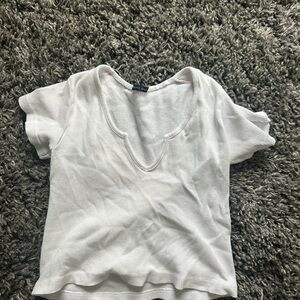 Brandy Melville white crop top